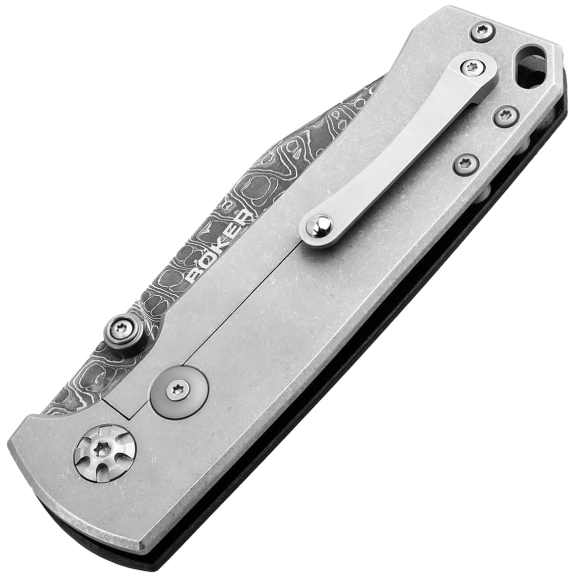 Nóż składany Boker Solingen Tiger Damascus