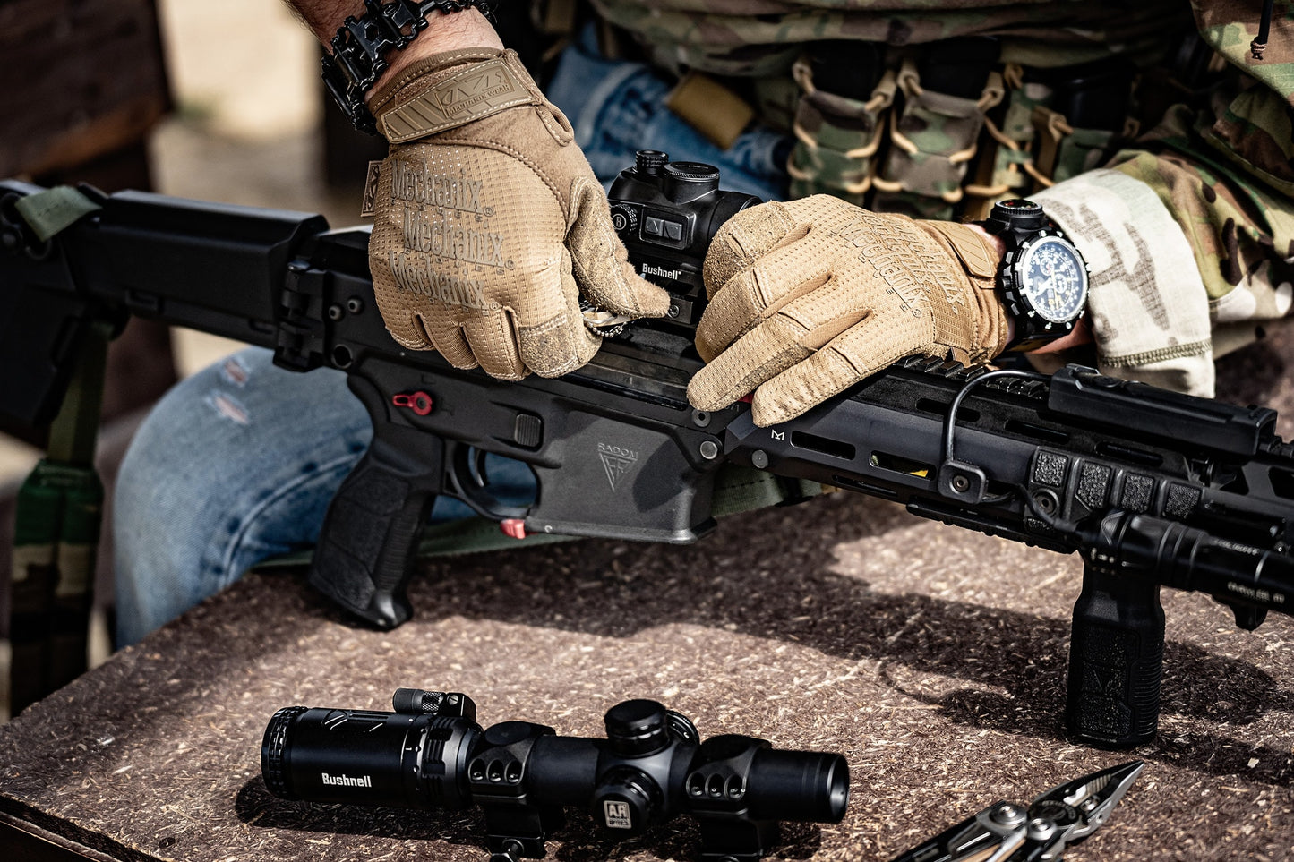 Rękawice taktyczne Mechanix Wear Specialty Vent - Coyote