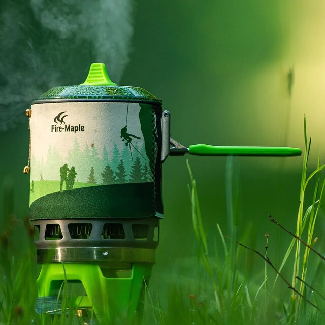 Kuchenka turystyczna Fire Maple FMS-X3 z garnkiem - Green