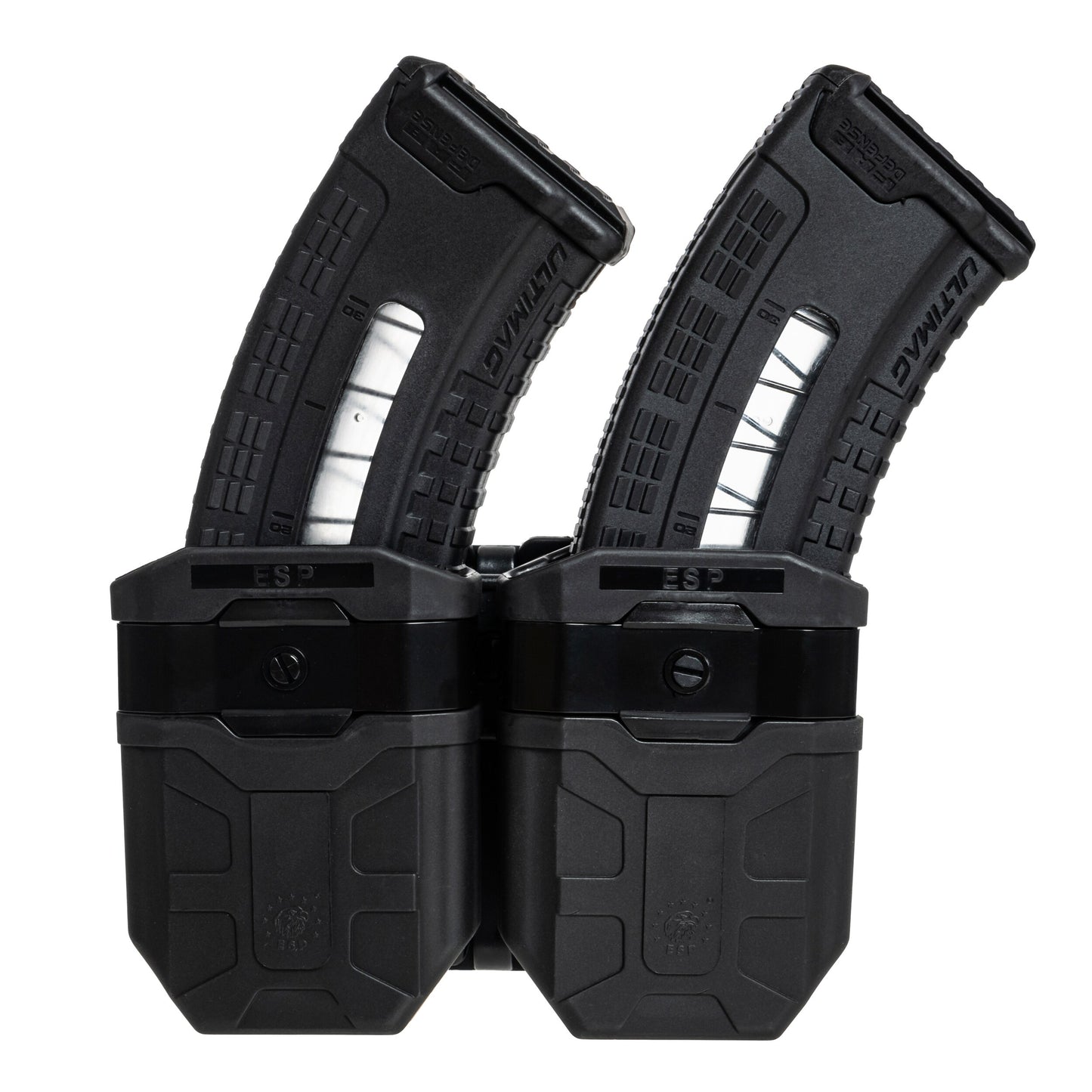 Podwójna ładownica obrotowa ESP z montażem UBC-04-2 na magazynki do AK - Black