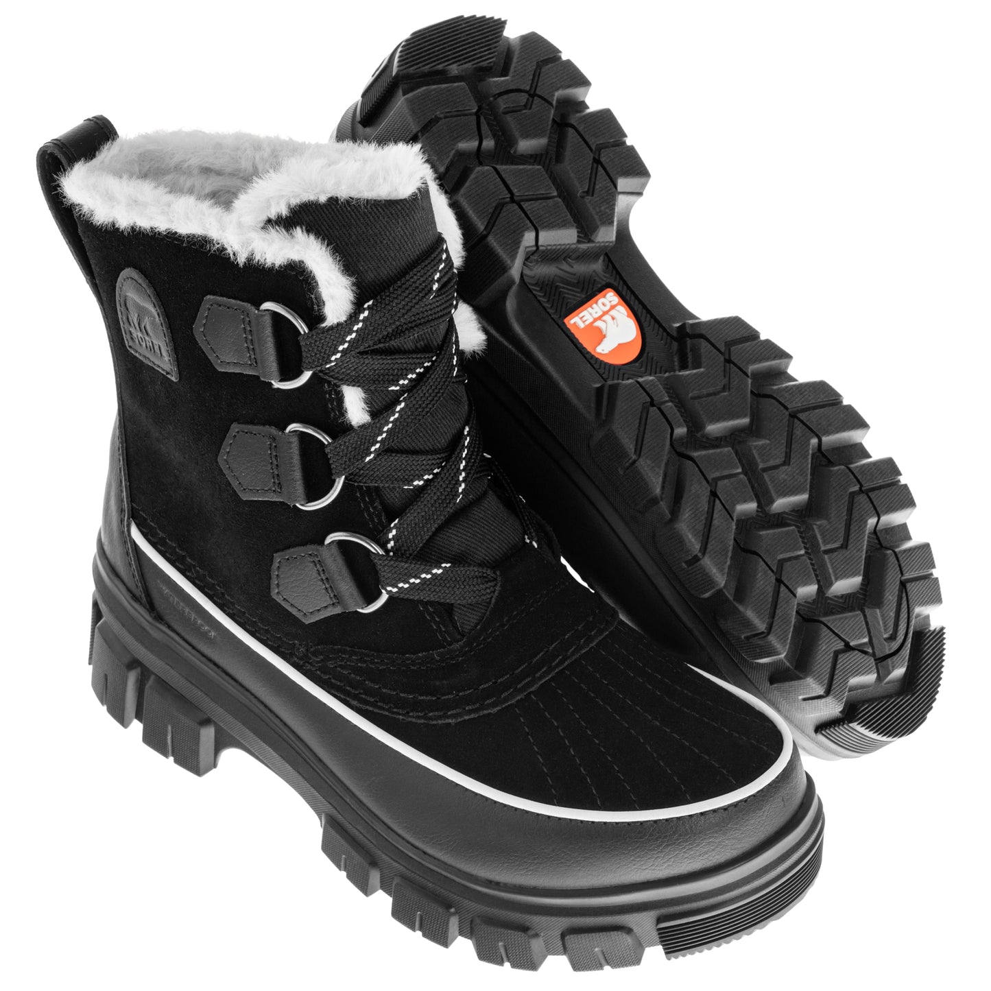 Buty damskie Sorel Torino V WP - Black/Fawn