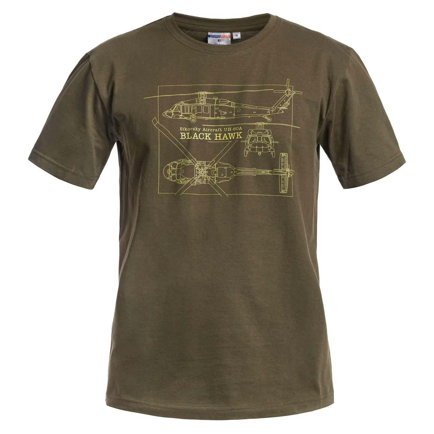 Koszulka T-shirt UH-60A Black Hawk - Olive