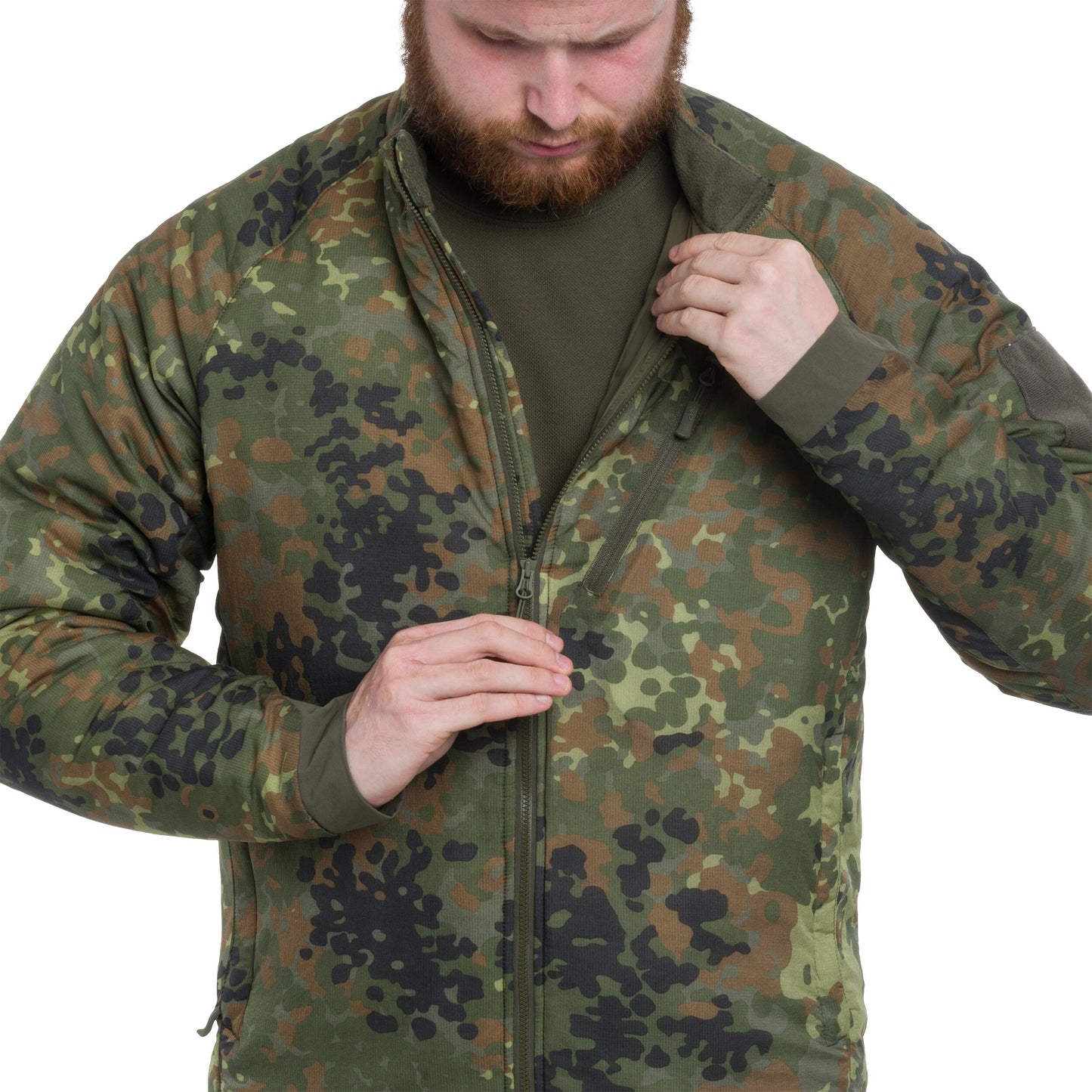 Kurtka Helikon Wolfhound Climashield Apex - Flecktarn