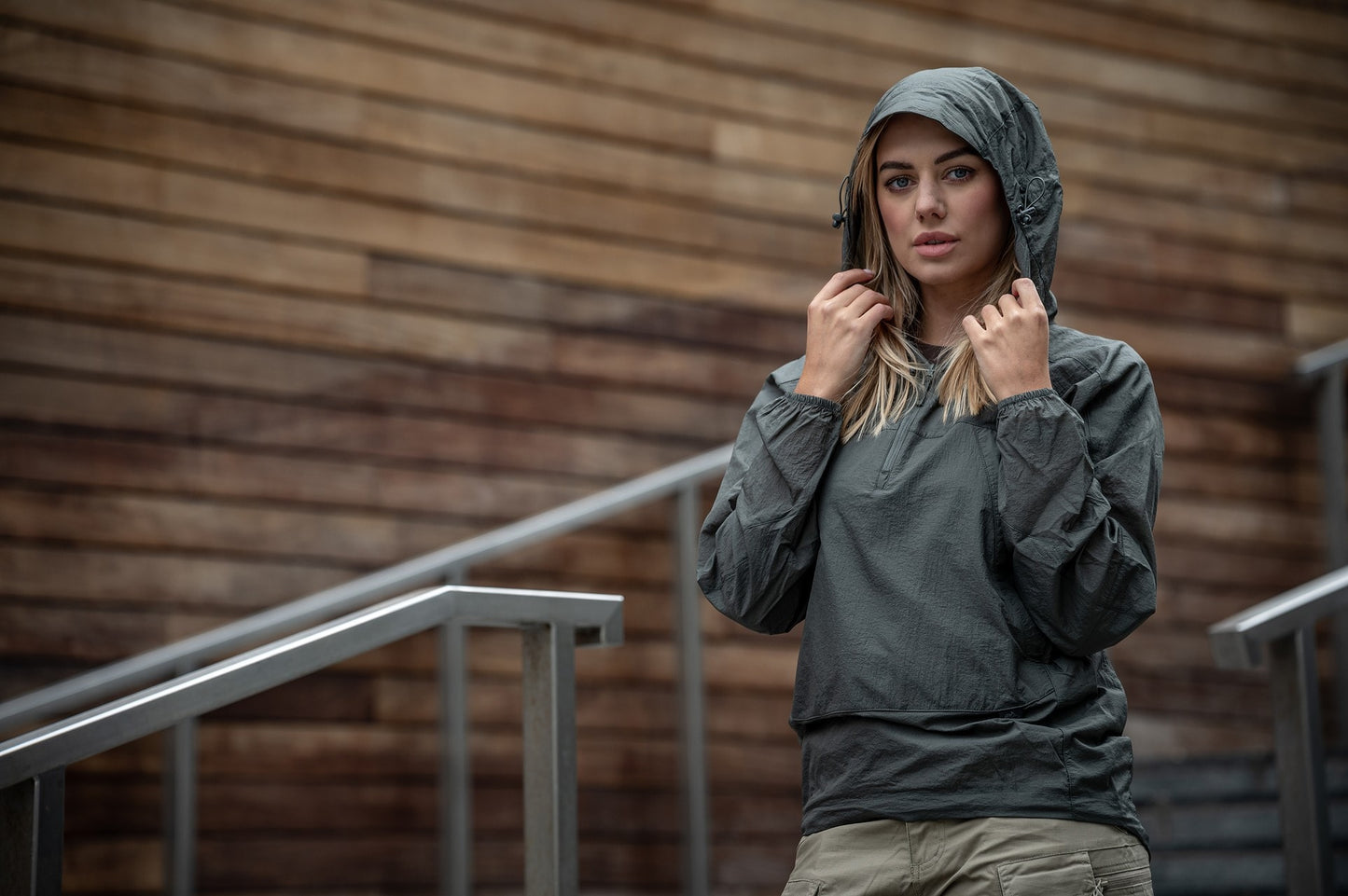 Kurtka Helikon Windrunner Windshirt WindPack - Alpha Green