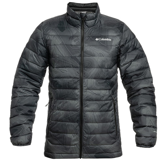 Kurtka Columbia Powder Lite II Printed - Black Topolines Print