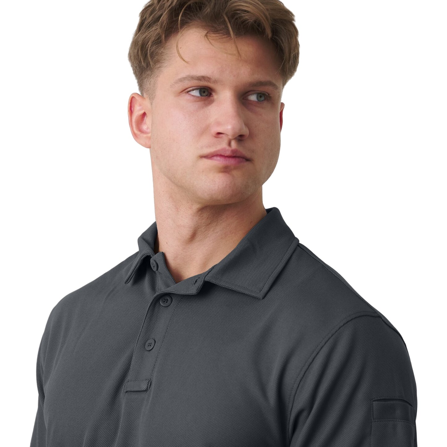 Koszulka termoaktywna Polo Helikon UTL TopCool - Shadow Grey