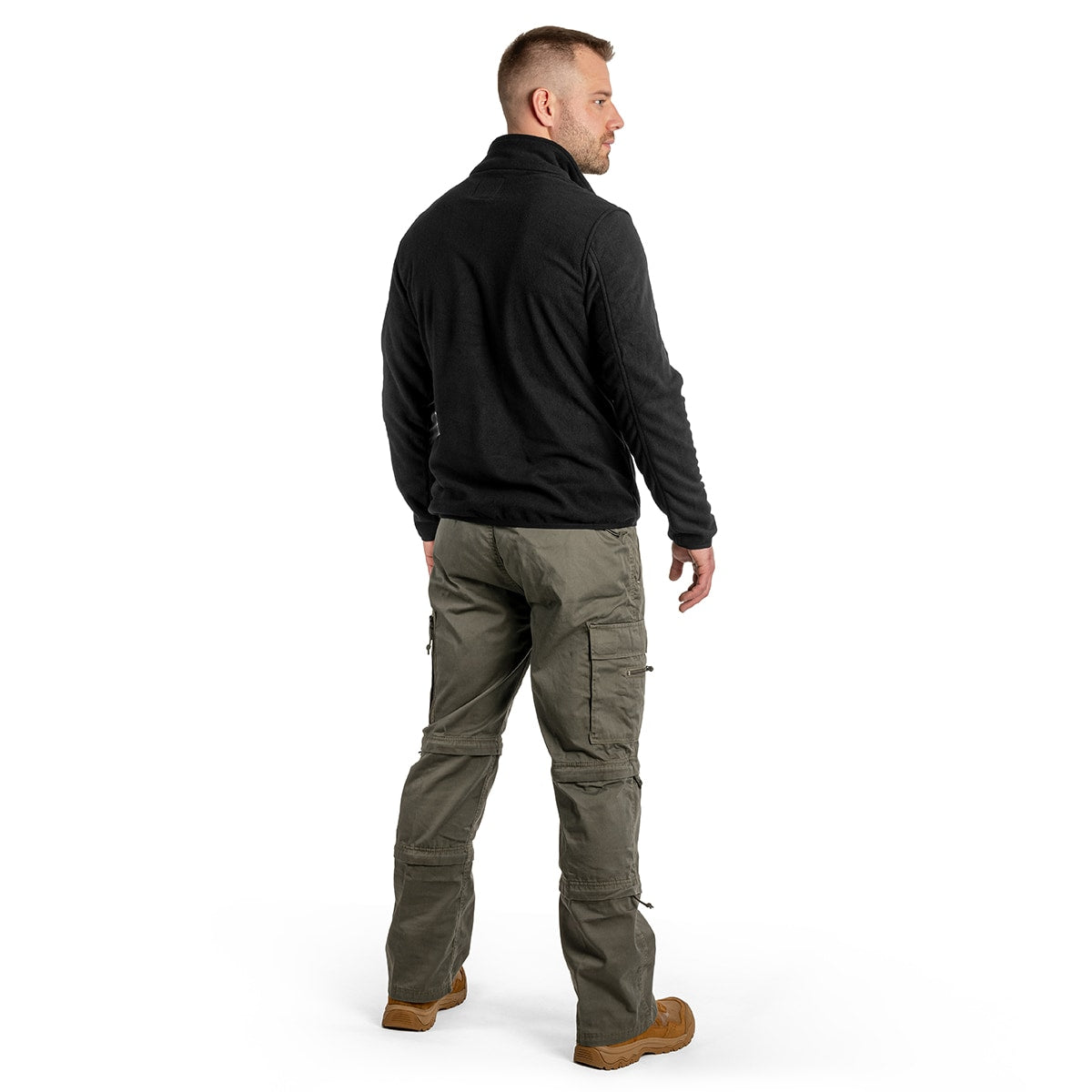 Polar Brandit Fleece Troyer - Black