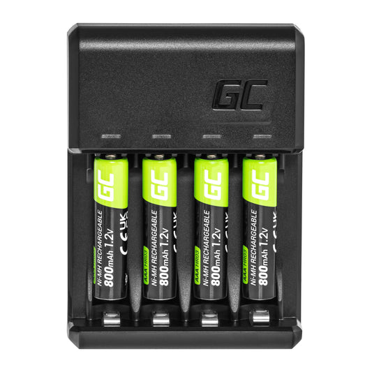 Ładowarka Green Cell GC VitalCharger z akumulatorami 4x AAA