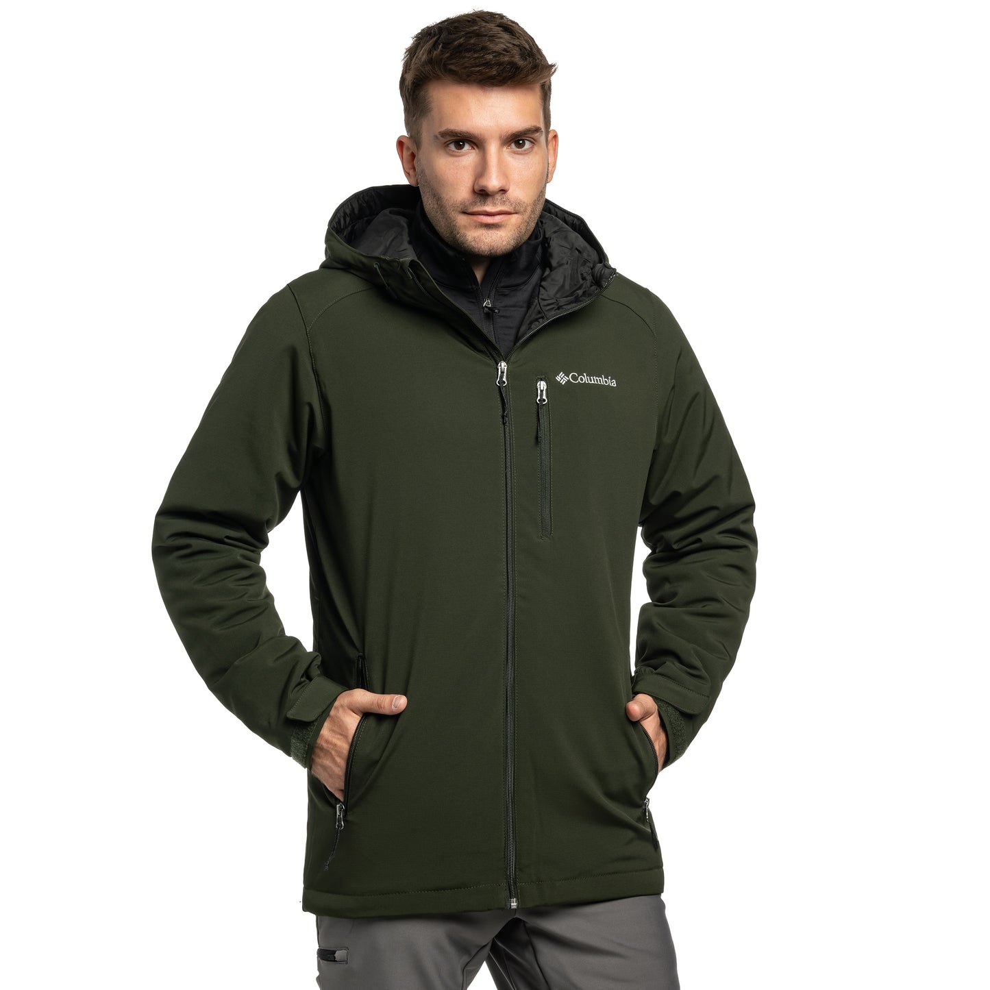 Kurtka Columbia Gate Racer II Softshell - Greenscape