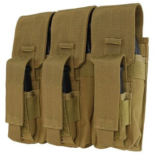 Ładownica Condor Triple AK Kangaroo - Coyote Brown
