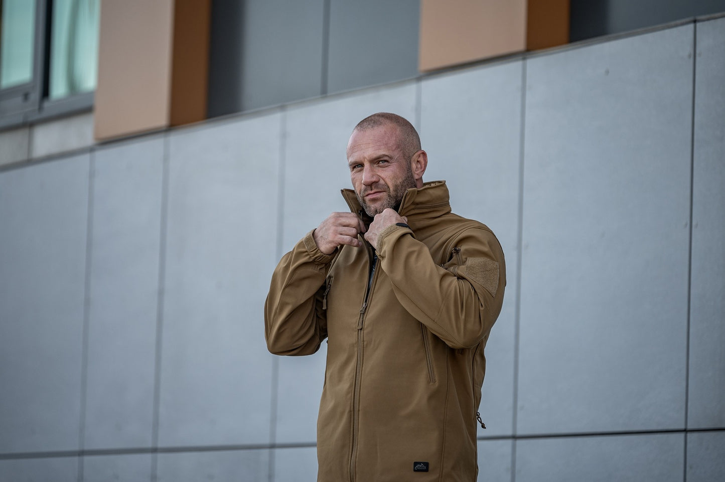 Kurtka Helikon Gunfighter Softshell Shark Skin Windblocker - Coyote