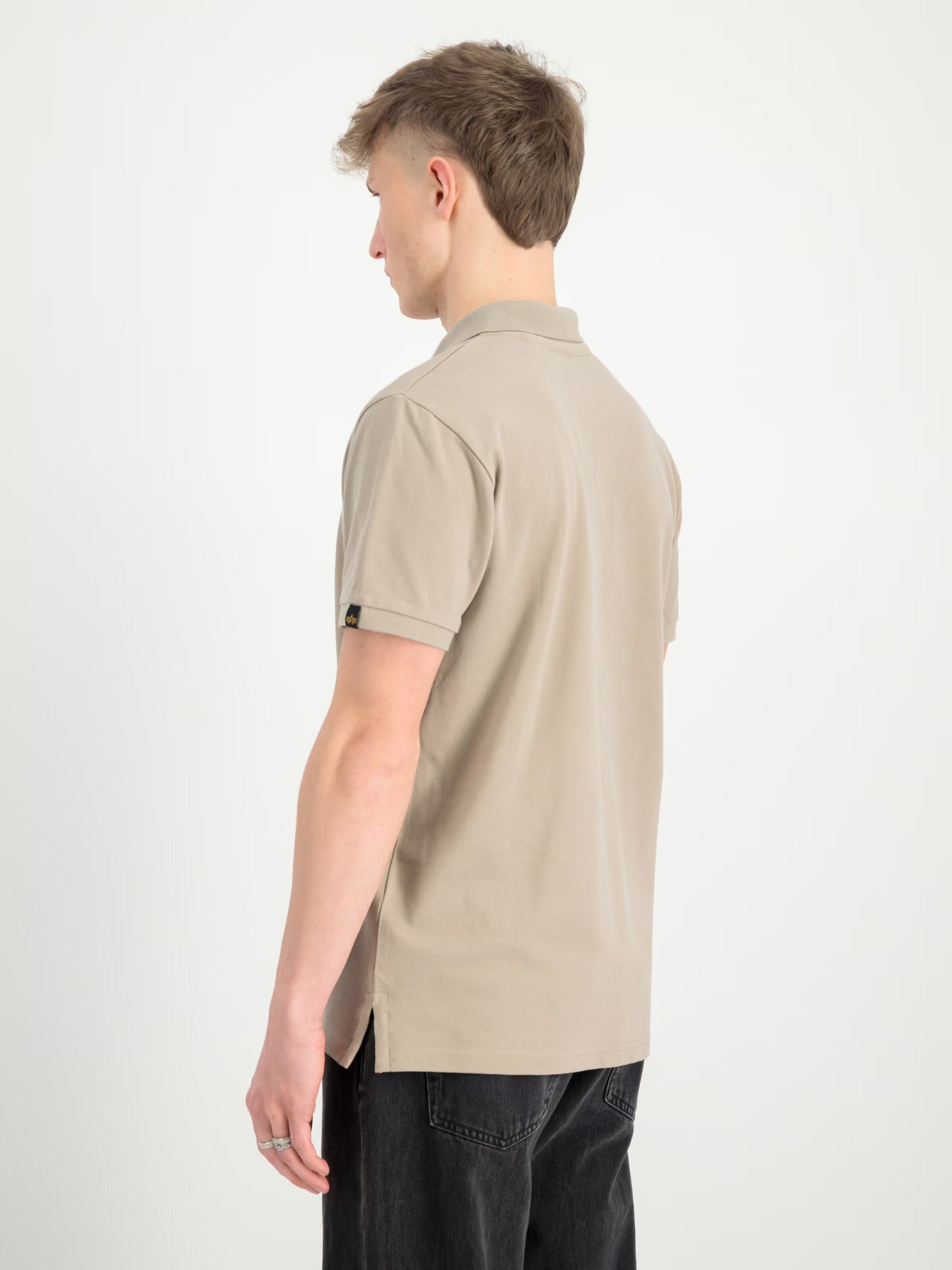 Koszulka Polo Alpha Industries Small Logo - Vintage Sand