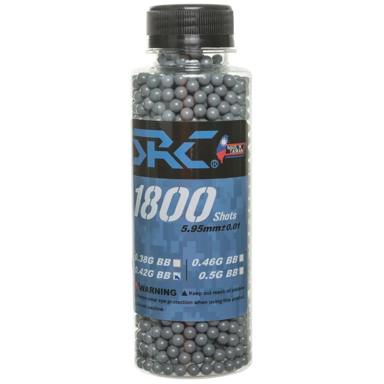 Kulki ASG SRC 0,42 g 1800 szt. - Szare
