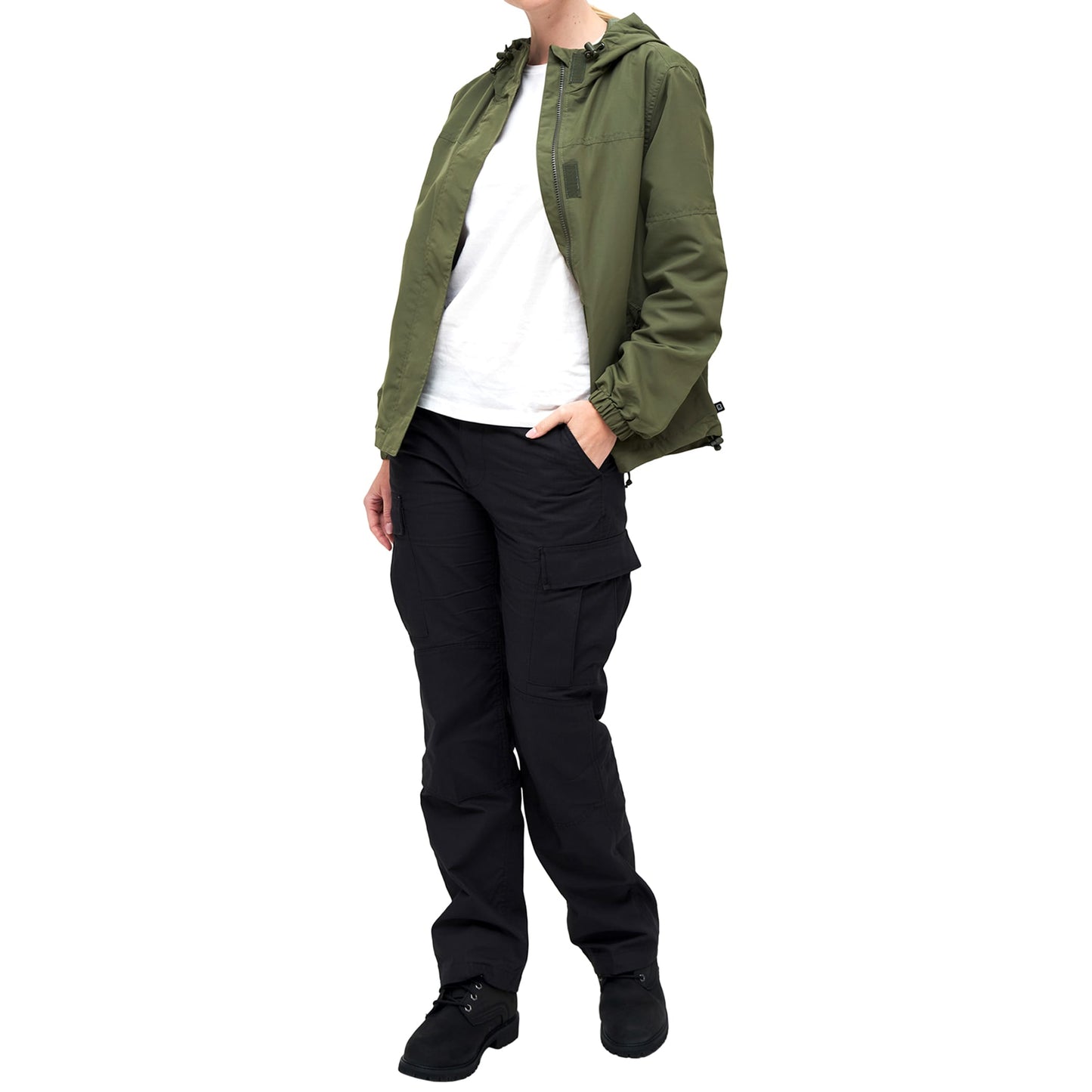 Kurtka damska Brandit Summer Windbreaker Frontzip - Olive