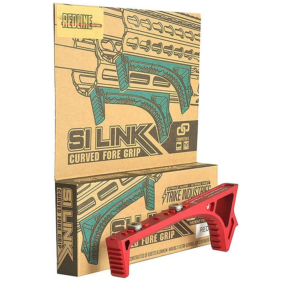 Chwyt przedni Strike Industries Link Curved M-LOK/KeyMod Fore Grip - Red