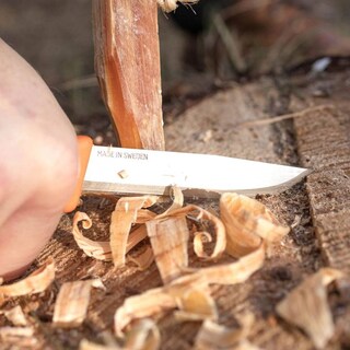 Nóż Light My Fire Swedish FireKnife BIO z krzesiwem - Rusty Orange