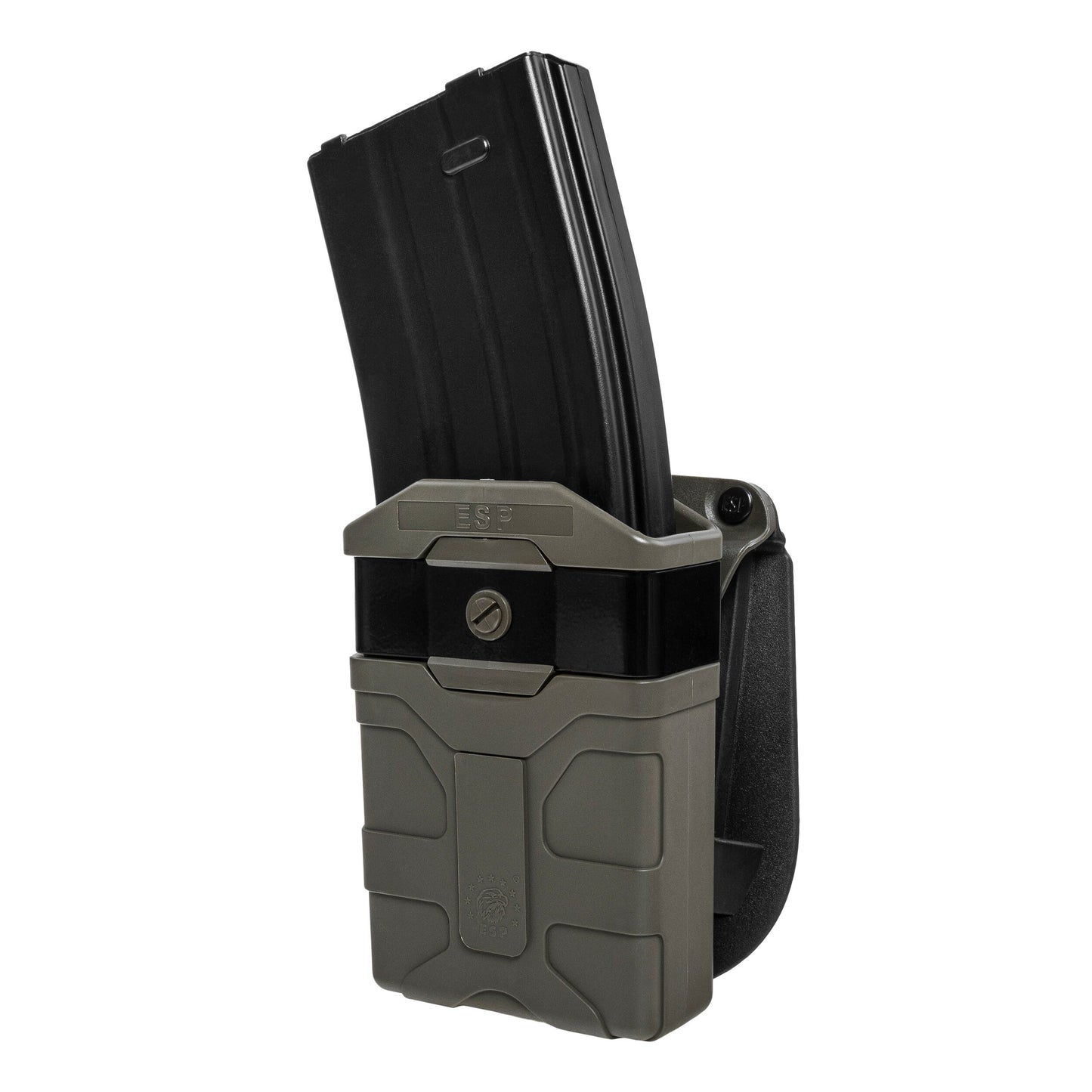 Ładownica obrotowa ESP z montażem Paddle na magazynek do AR15 - Olive Drab
