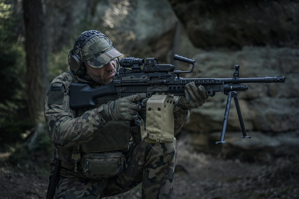 Rękawice taktyczne Texar Combat - wz.93 Pantera PL Woodland