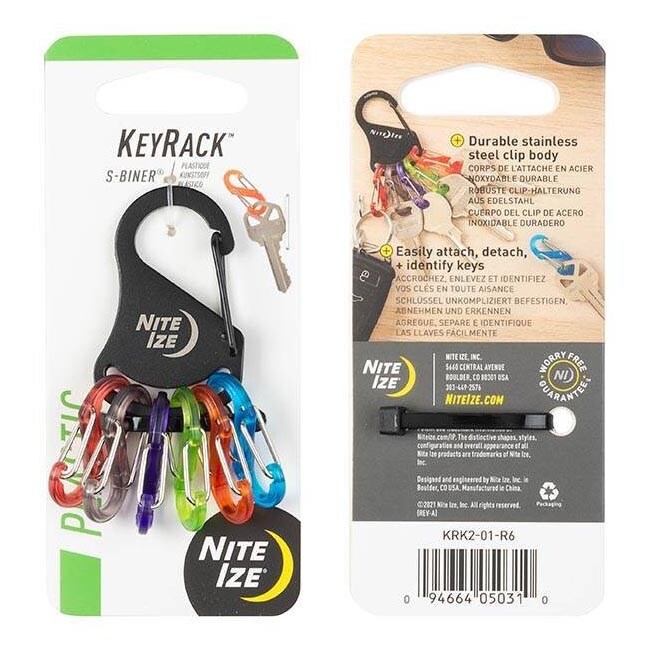 Brelok Nite Ize KeyRack S-Biner Black