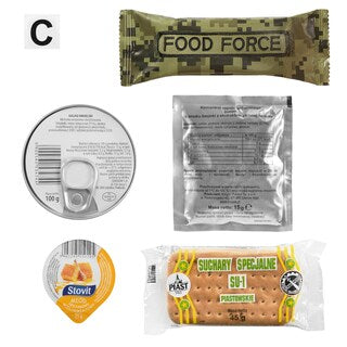 Indywidualna żywnościowa racja bojowa Arpol - fasola po bretońsku, spaghetti