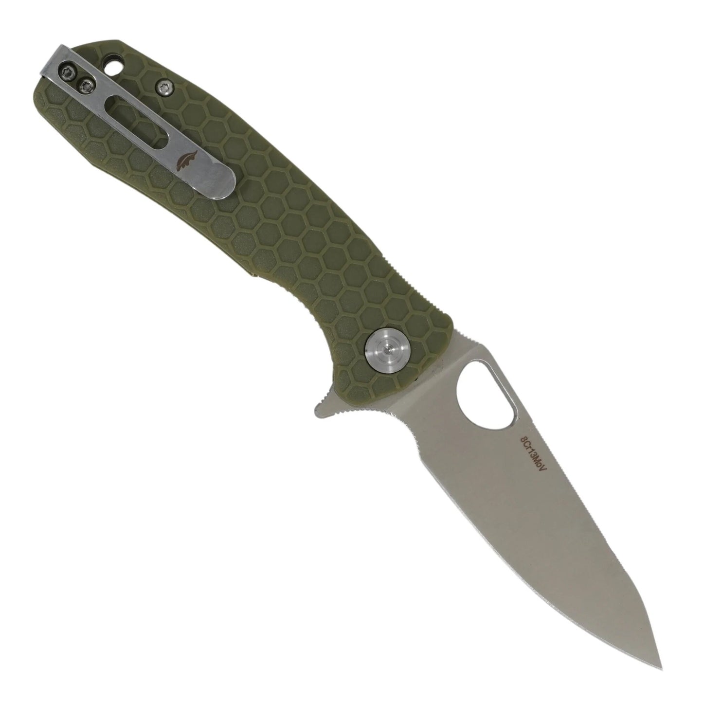 Nóż składany Honey Badger Leaf Small 8Cr13MoV - Green