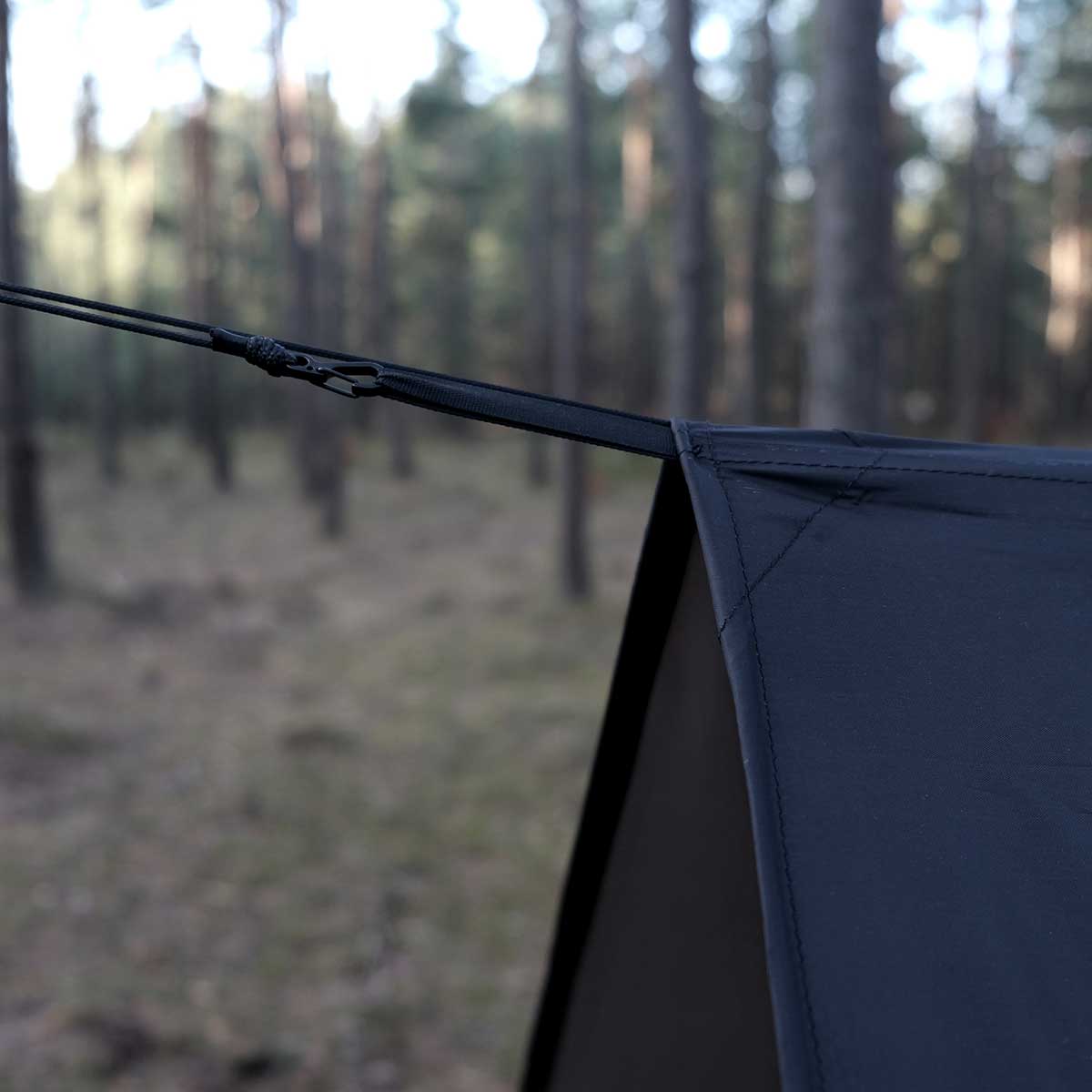 Płachta biwakowa TigerWood Termo Tarp 3 x 4 m - Black