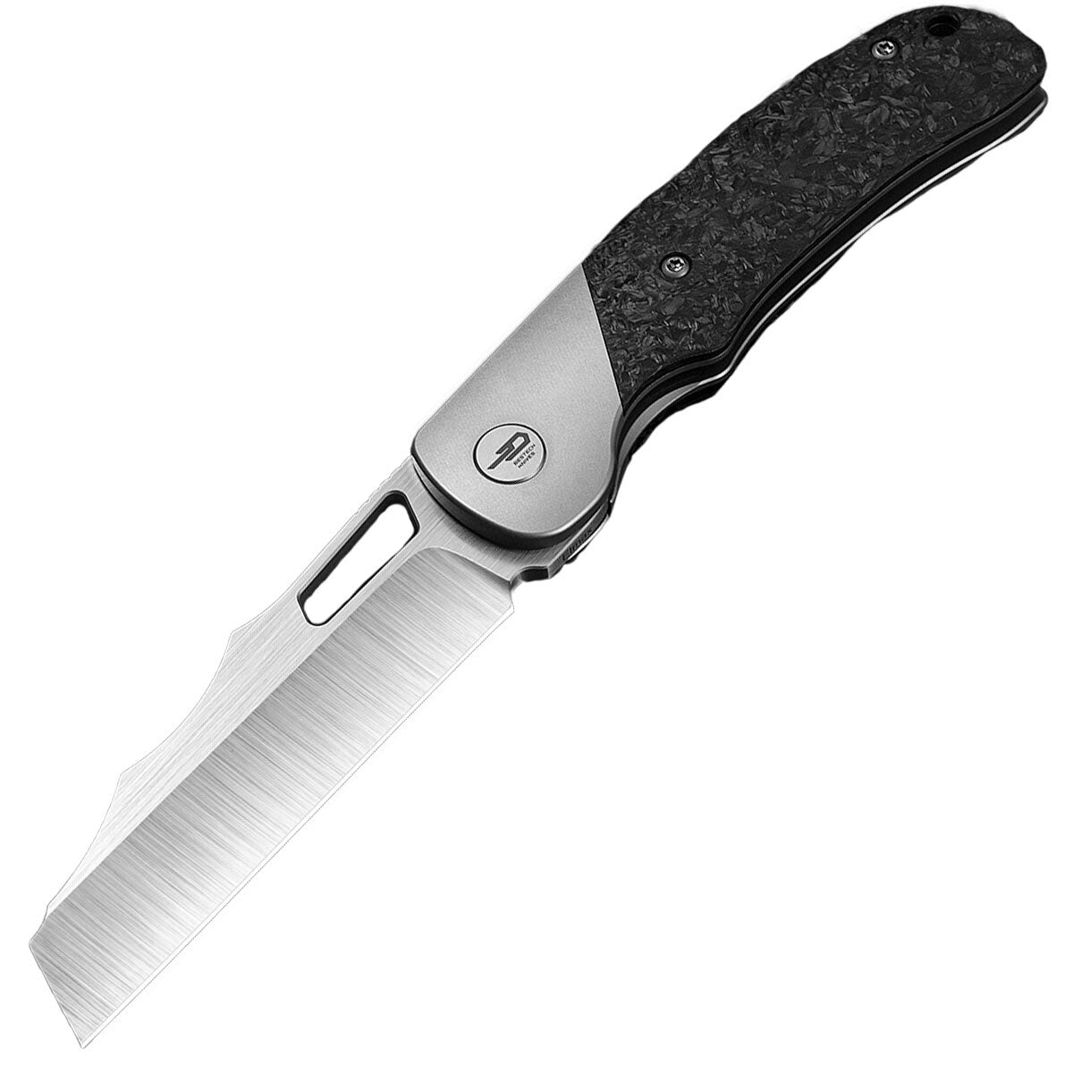 Nóż składany Bestech Knives Syn - Titanium / Marble Carbon Fiber