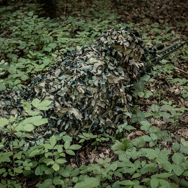 Strój maskujący Helikon Leaf Ghilie Set - US Woodland