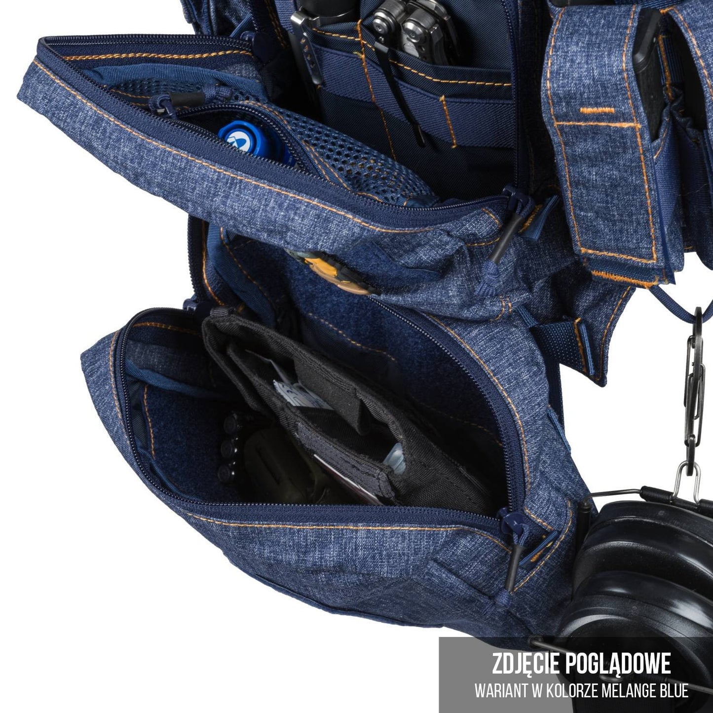 Kamizelka taktyczna Helikon Training Mini Rig Nylon - Melange Grey