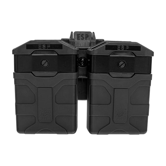 Podwójna ładownica obrotowa ESP z montażem UBC-08 na magazynki AR-15 - Black