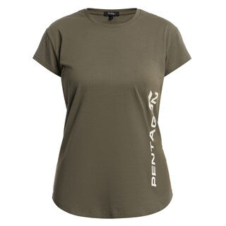 Koszulka T-shirt damska Pentagon Vertical - RAL 7013