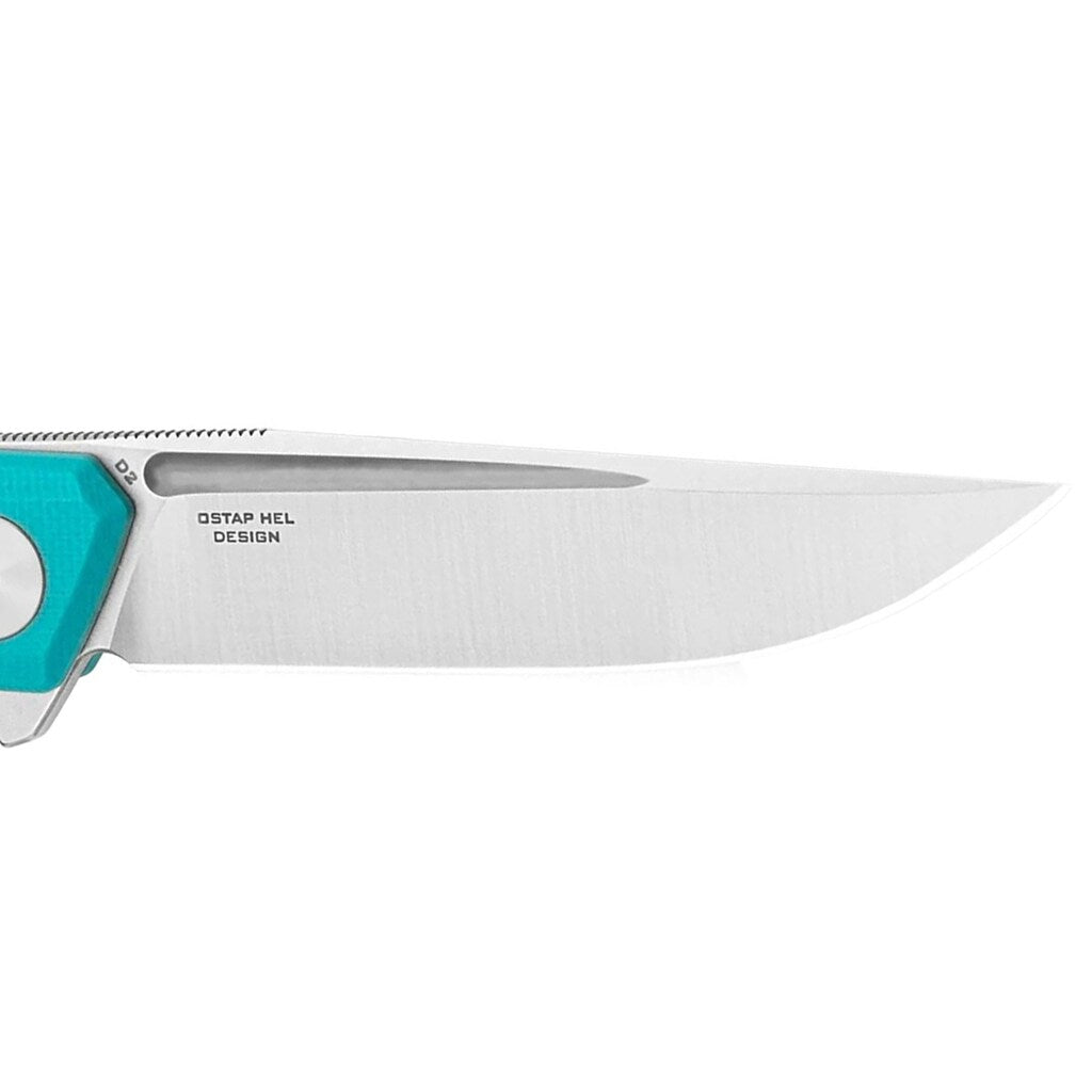 Nóż składany Bestechman Mini Dundee - Tiffany Blue/Satin Stonewash