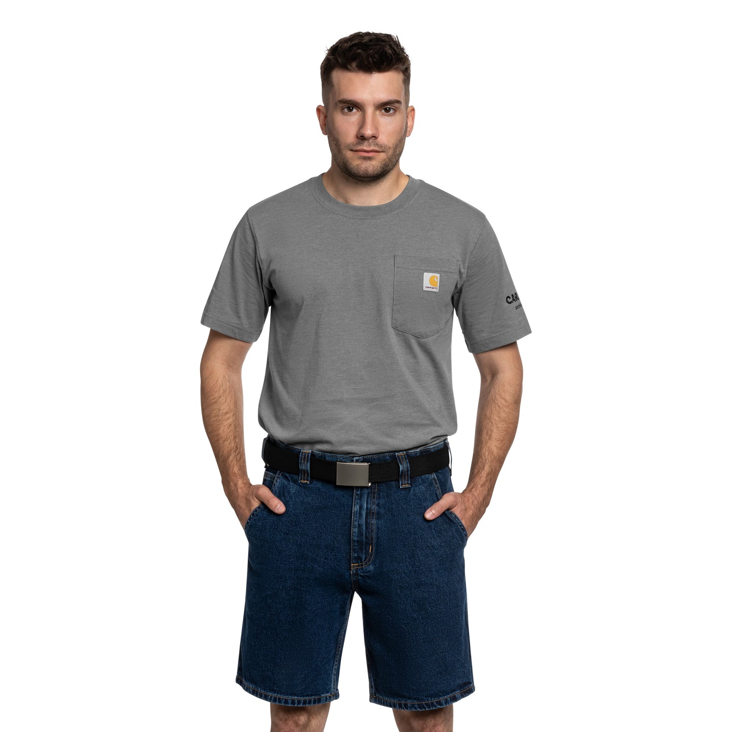 Szorty Carhartt Relaxed 8,5" Jeans - Hawthorn