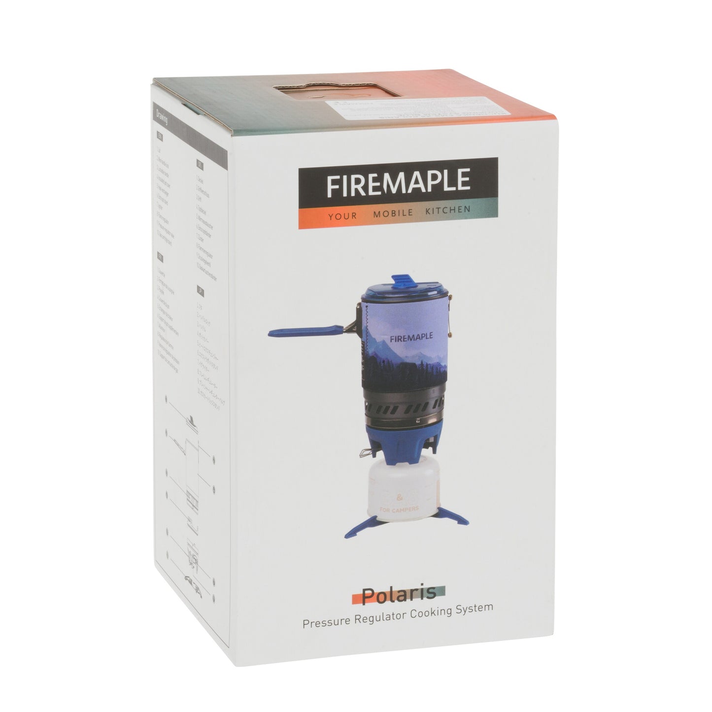 Kuchenka turystyczna Fire Maple FMS-X5 Polaris Cooking System z garnkiem - Blue