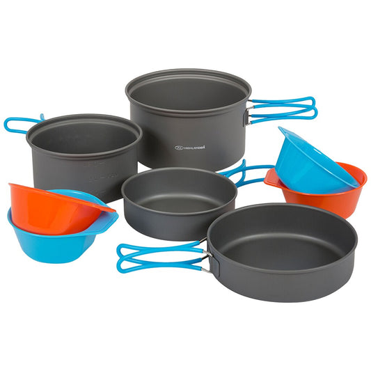 Zestaw naczyń turystycznych Highlander Outdoor Apex Weekend Cookset