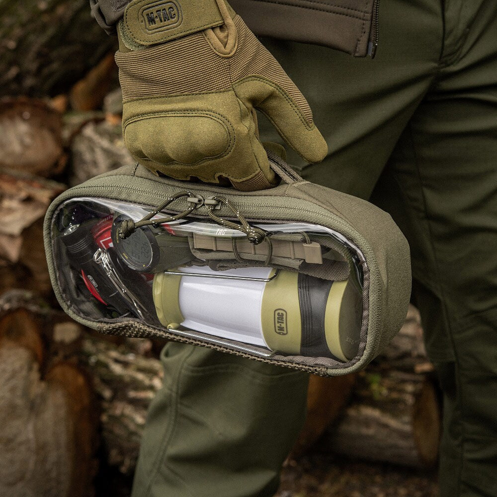 Organizer M-Tac Elite przezroczysty Medium - Ranger Green
