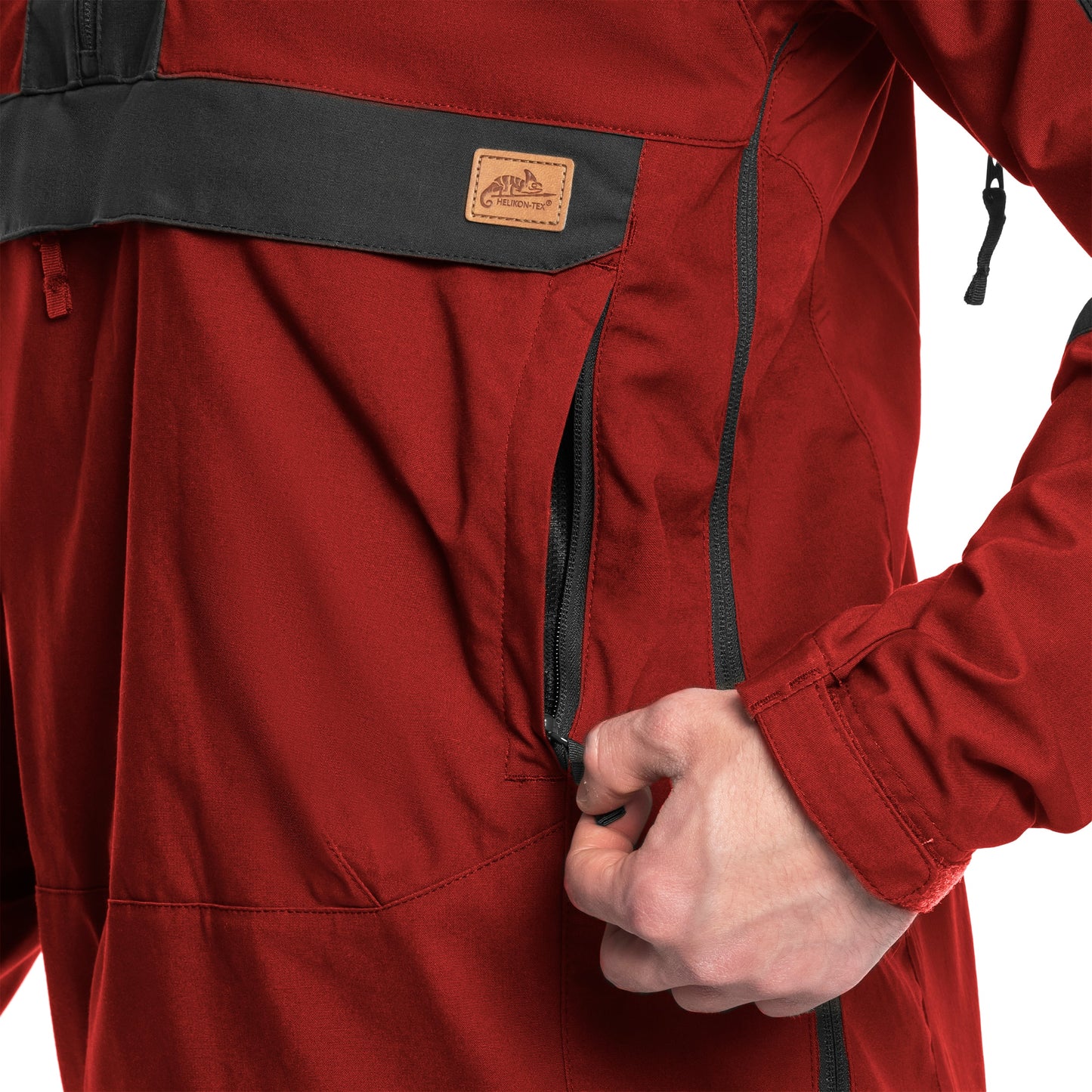 Kurtka Helikon Woodsman Anorak - Crimson Sky/Ash Grey