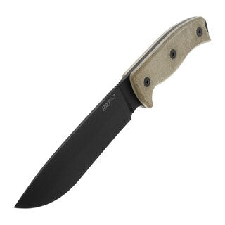 Nóż Ontario Rat 7 Nylon Sheath - Black Edge