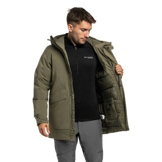 Kurtka Columbia Street Heights Waterproof Down Parka - Stone Green