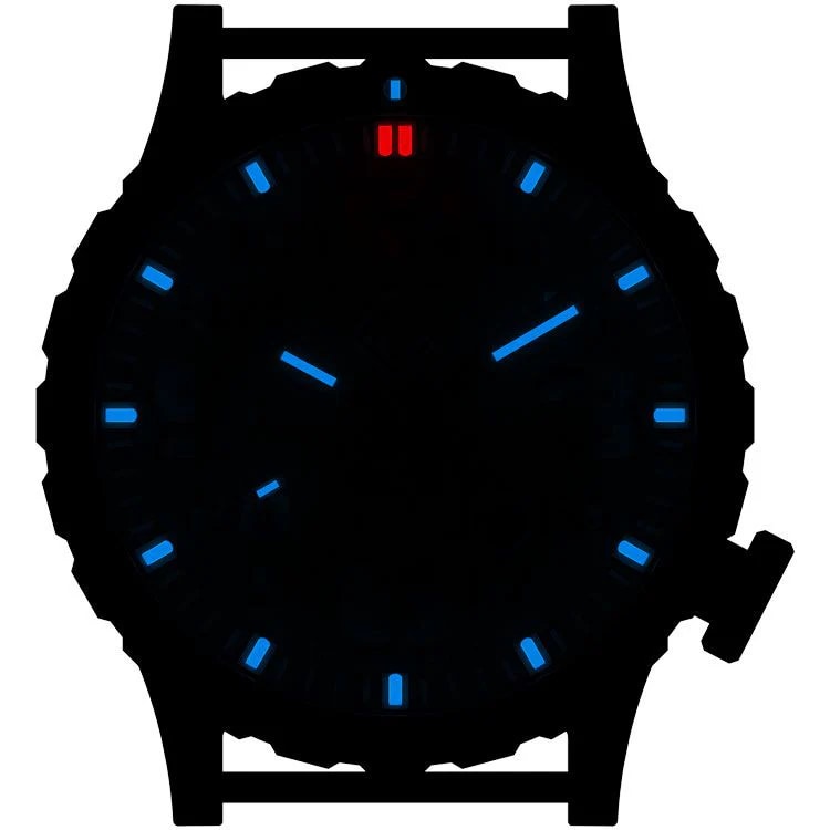 Zegarek Hazard 4 Heavy Water Diver BlackTie A - Black/Silver