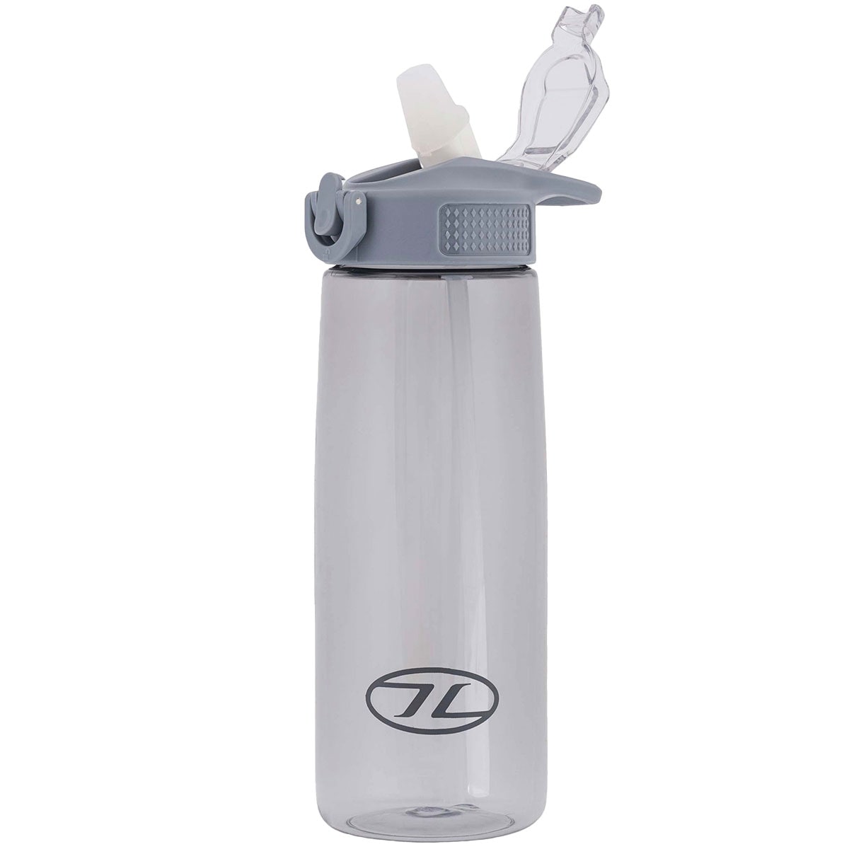 Butelka Highlander Outdoor Tritan Straw 700 ml - Charcoal