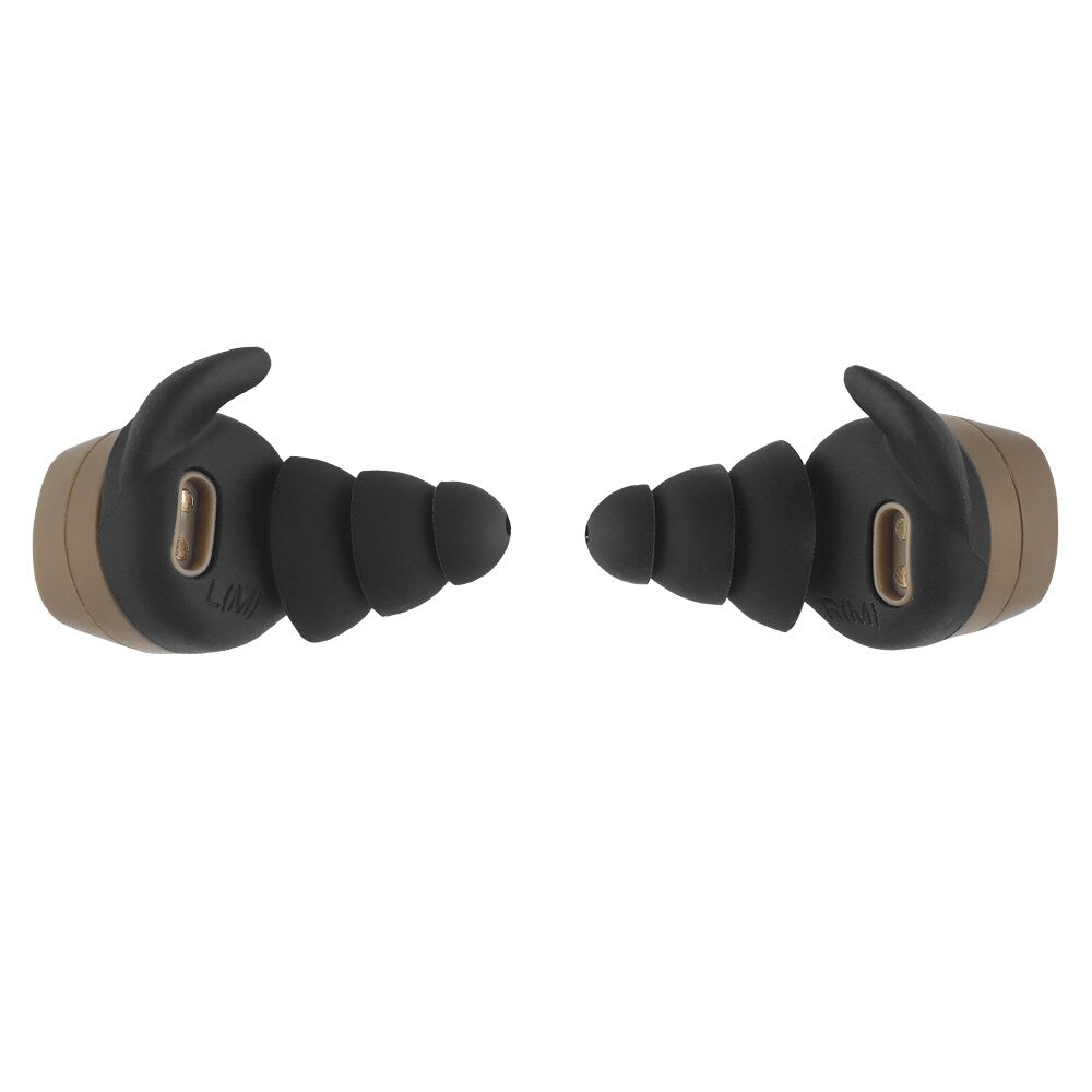 Ochronniki słuchu aktywne Wosport HD-30 Bluetooth - Tan