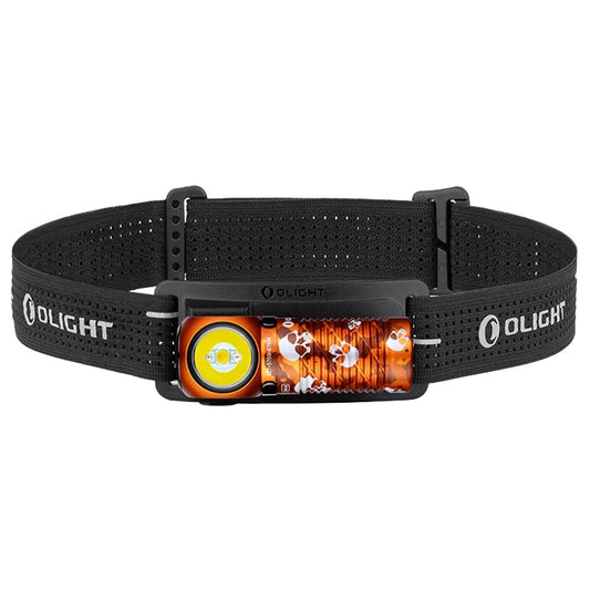 Latarka czołowa i kątowa Olight Perun 3 Mini Cool White Ghost Blaze z opaską - 1250 lumenów