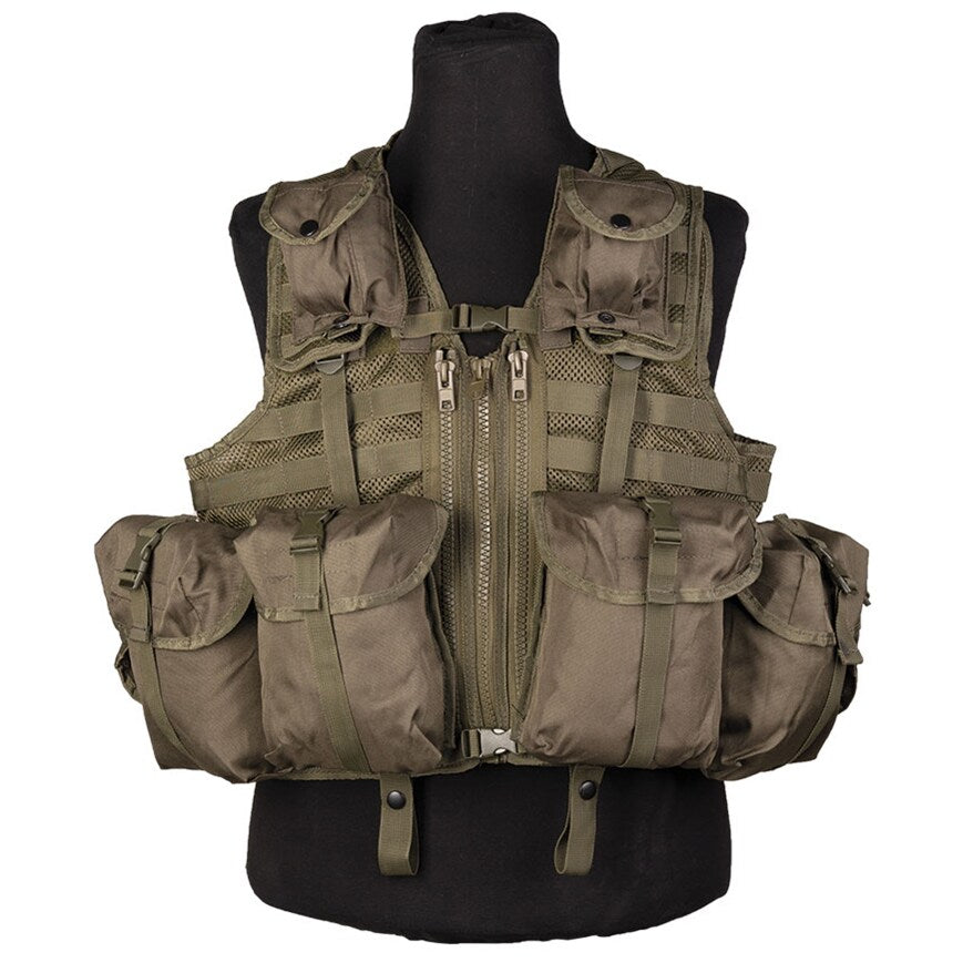 Kamizelka taktyczna Mil-Tec 8 Pockets Tactical Vest Modular System - Olive
