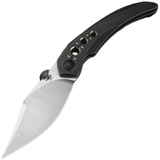 Nóż składany Bestech Knives Razon - Silver Satin/Black Bronze/Stonewash