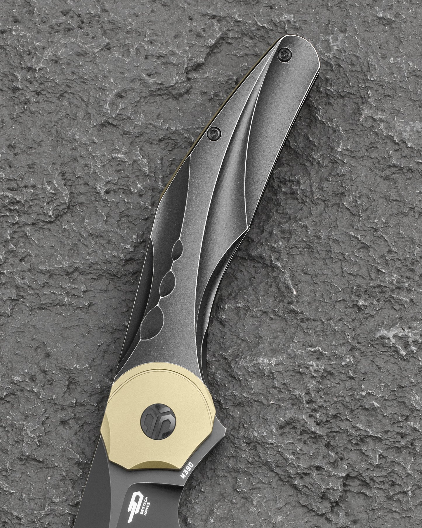 Nóż składany Bestech Knives Excentric - Black Stonewash