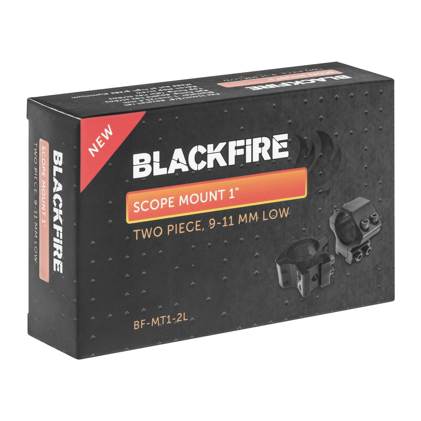 Montaż Blackfire 2-częściowy 1" dovetail 9-11 mm - niski