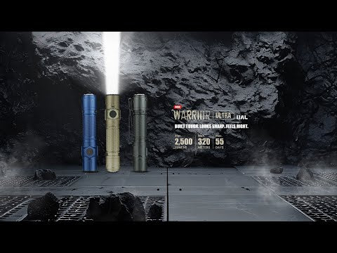 Latarka taktyczna Olight Warrior Ultra Stealth Grey - 2500 lumenów