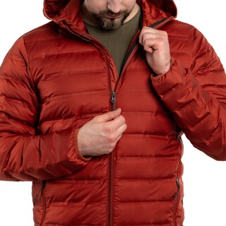 Kurtka Columbia Lake 22 Down Hooded Jacket - Warp Red