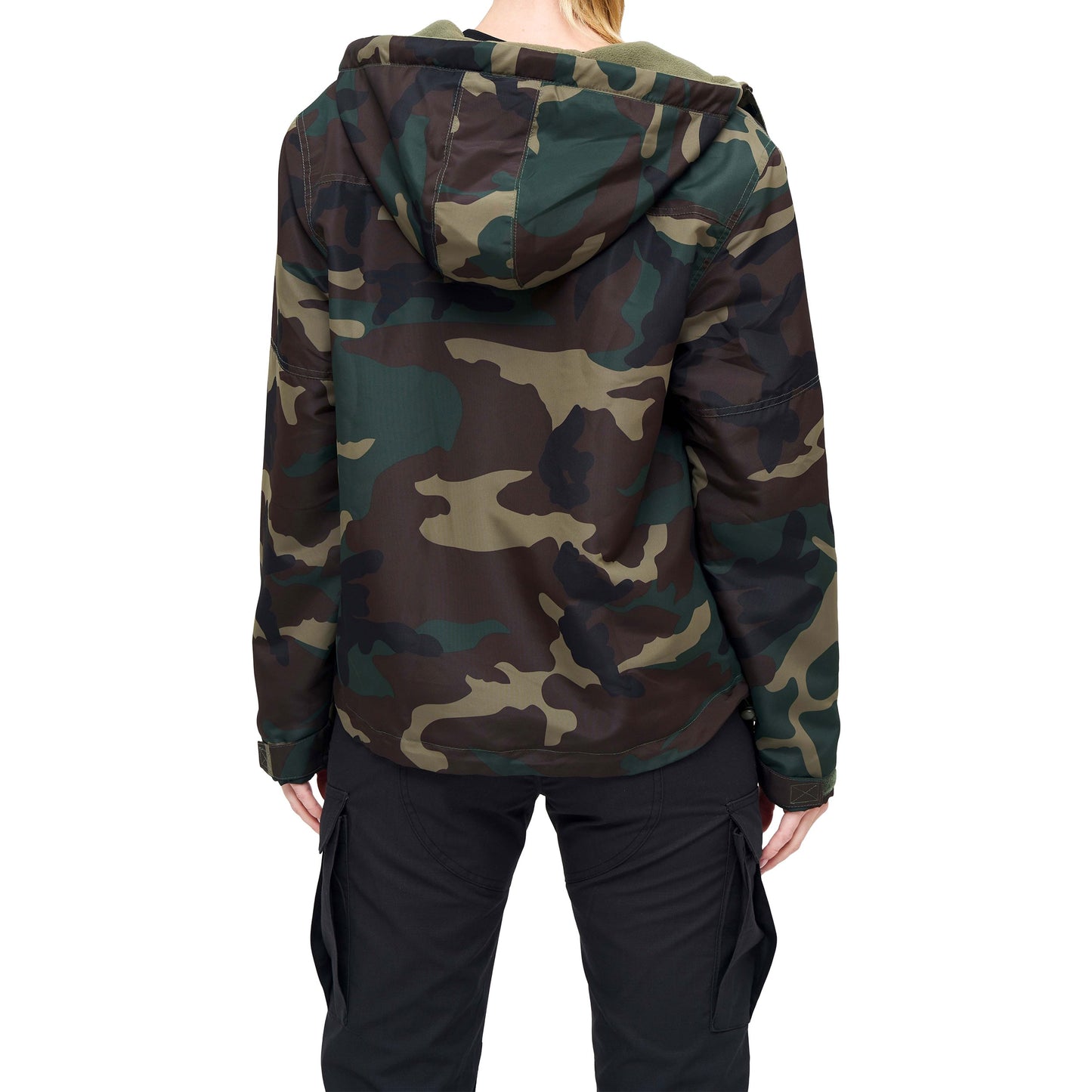 Kurtka damska Brandit Windbreaker Frontzip - Woodland